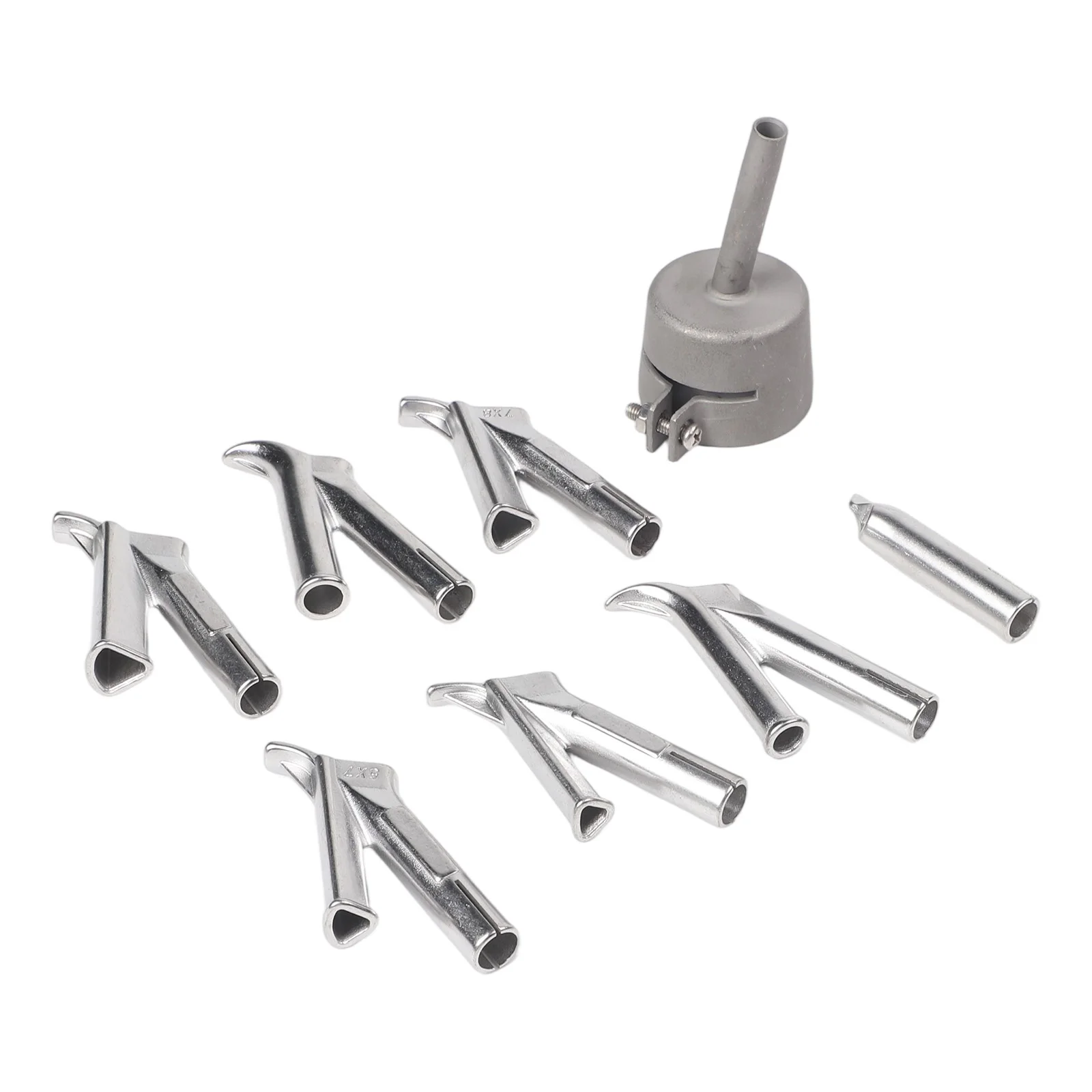 

8PCS Welding Nozzles Hot Air Nozzle Plastic Welding Projects 35mm Inner Diameter High Temperature Welding Tips
