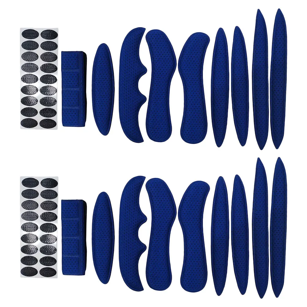

2Sets Pads Lining Replacement Kit Shock Absorbing Sponge Breathable for Bicycle Motorcycle Inner Cushion Padding