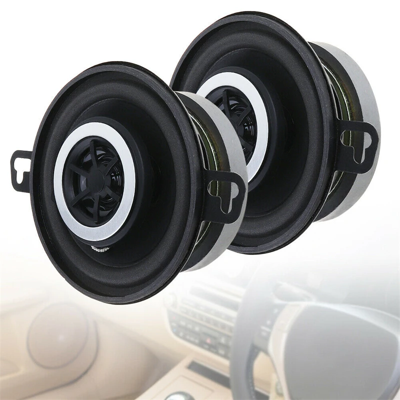 2pcs 5 Inch Car Coaxial Speakers 200W HiFi Coaxial Subwoofer Universal Auto Audio Music Full Range Frequency Stereo Speaker