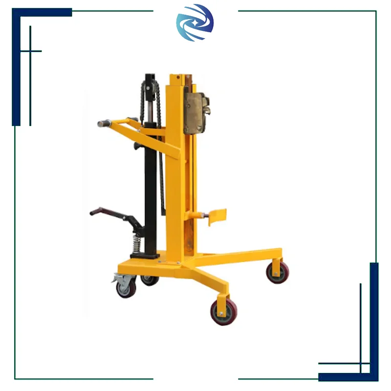 

Factory Price Low Profile Hydraulic Drum Truck Foot Powered 300kg Drum Truck Jack Capacity Ideal For Warehouses Factories