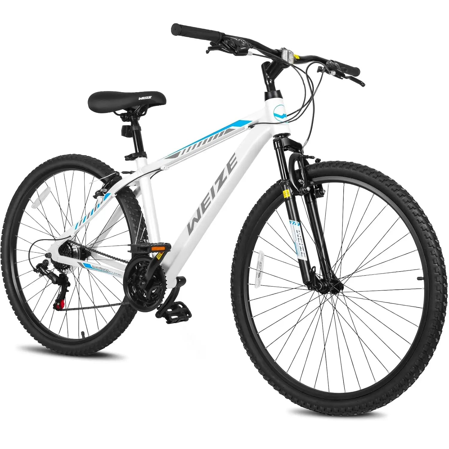 21 Speed Trigger Shifter, Lightweight Aluminum Frame for Outdoor Cycling, Comfort Saddle, Suspension Fork, Multiple Color