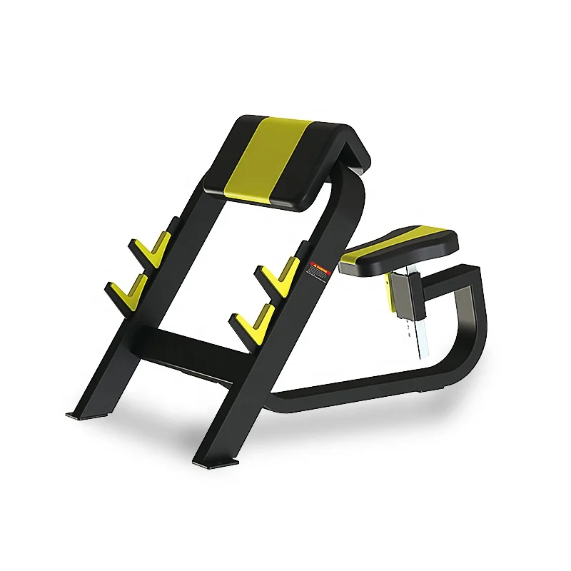 

Body Perfect Exercise Fitness Equipment Machine Seated Preacher Curl for Club