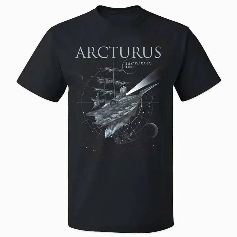 ARCTURUS Spaceship Official T-shirt Black Metal Mayhem Emperor Arcturian