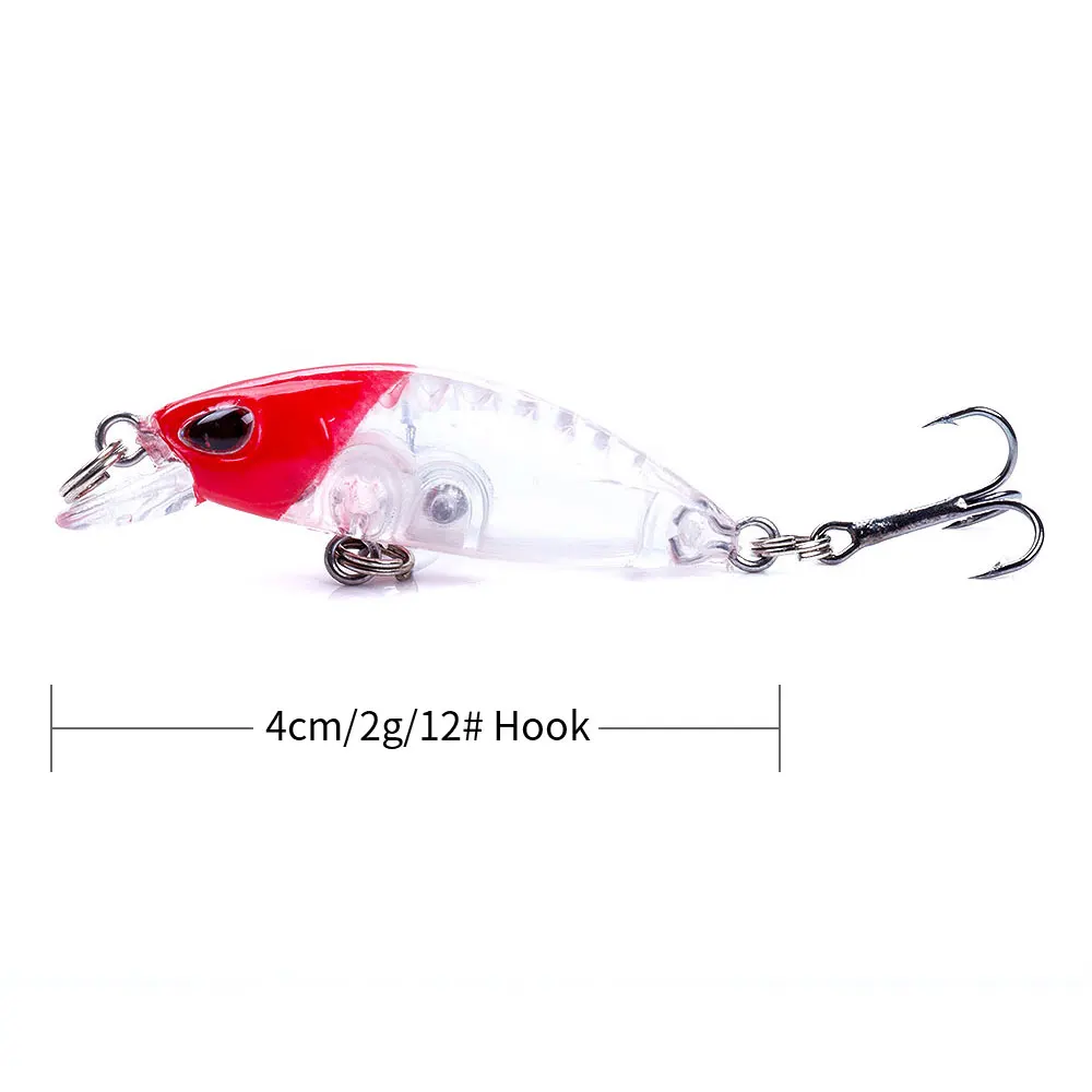 Mini Sinking Minnow 4cm – Jerkbait hundimiento lento para trucha y lubina - imagen 5