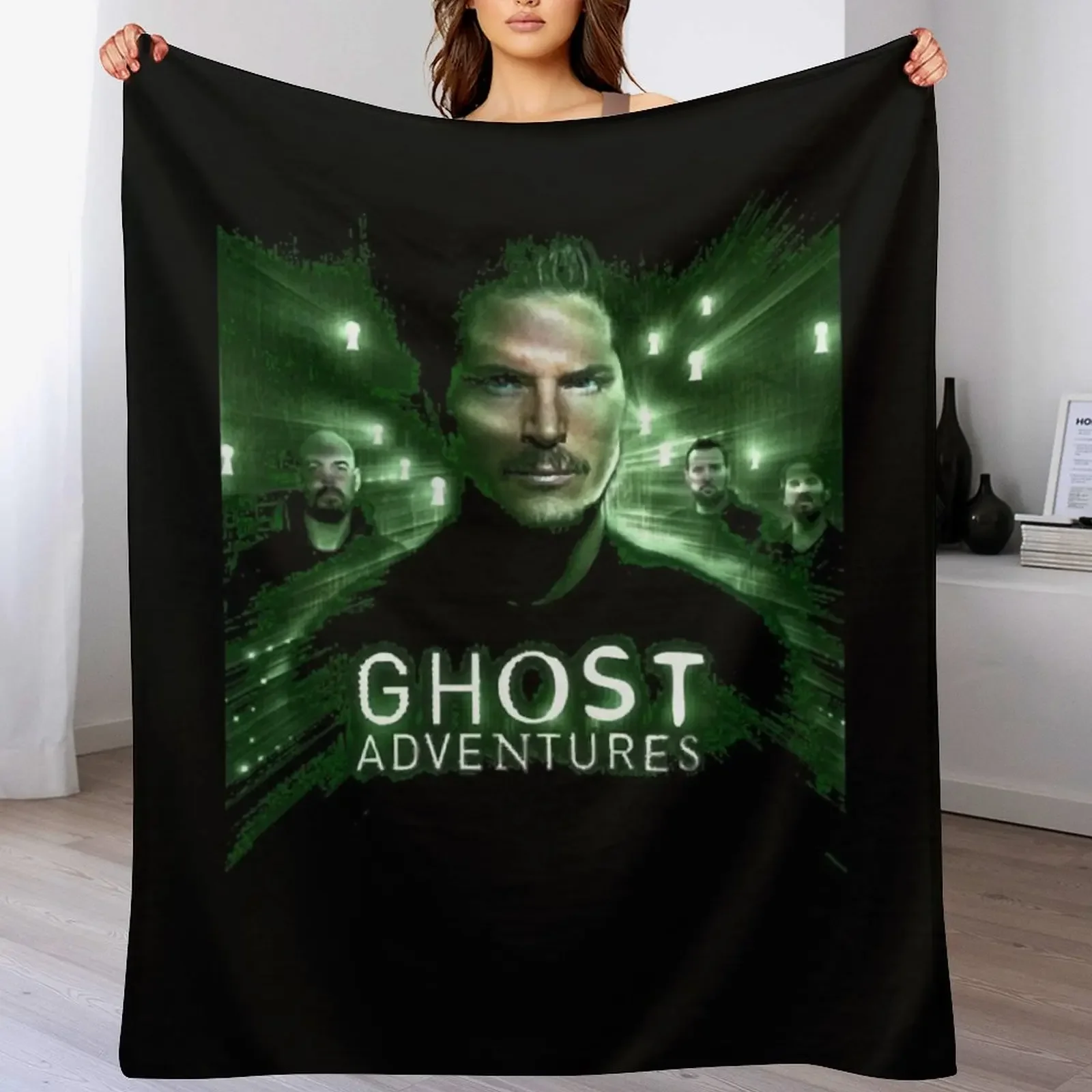 

Gift Idea Ghost Adventures Gifts For Birthday Throw Blanket Cozy Napping Blanket Gift for Mom Dad