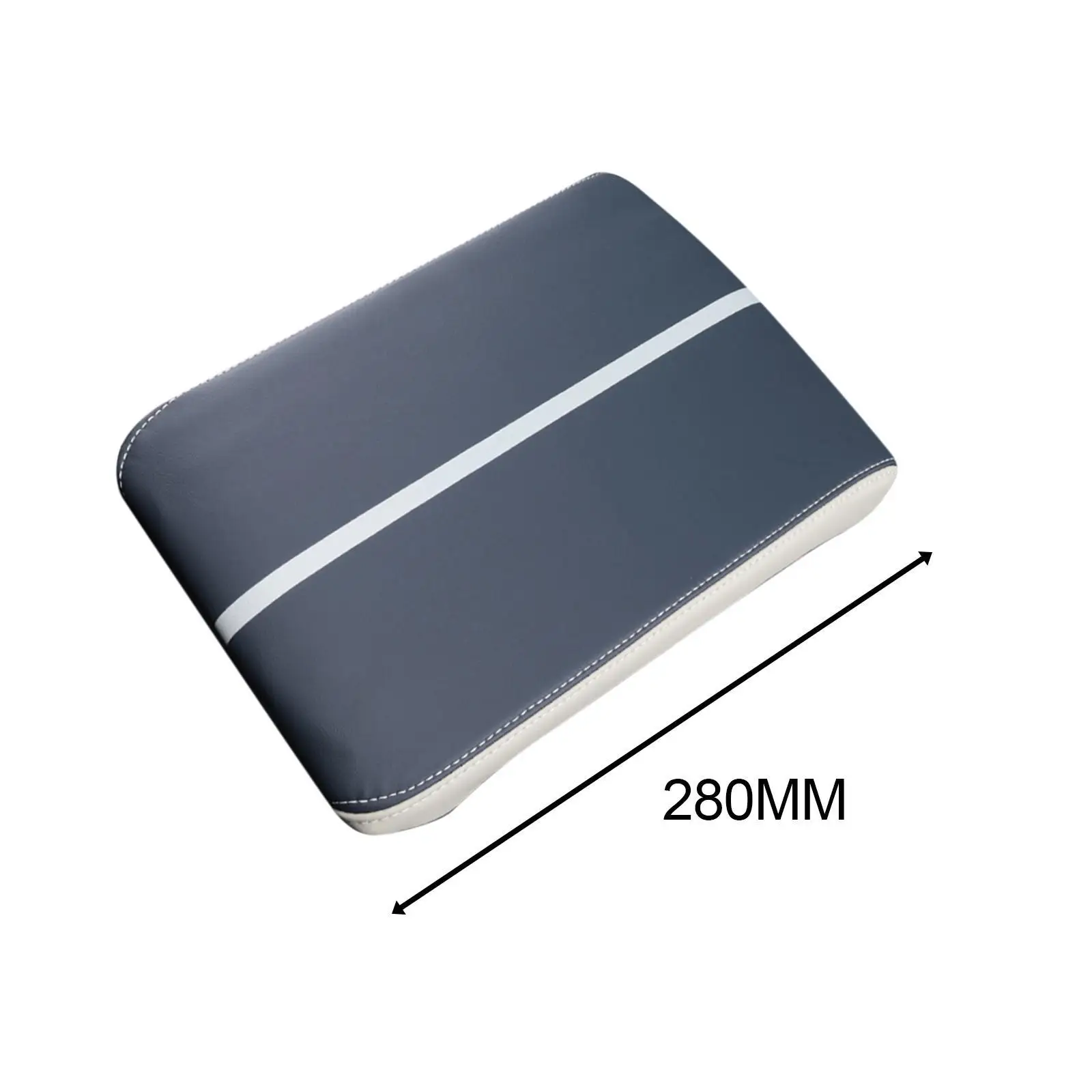 Copertura della scatola del bracciolo del pad della console centrale per Byd Atto 3 Yuan Plus 2022 Blu e bianco