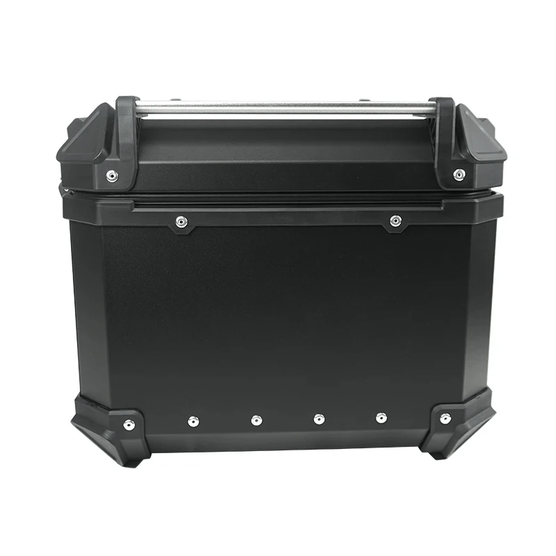 Factory Hot Selling 55L Black. Cer Box Aluminum Alloy Top Box Motorcycle Tail