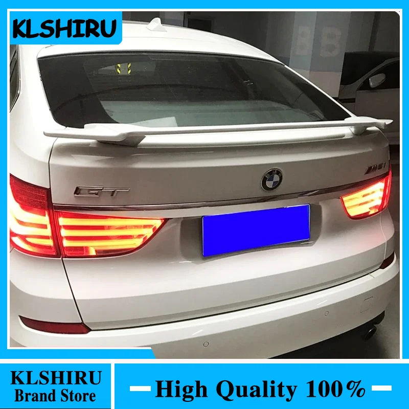 For BMW 5 series gt f07 Spoiler ABS Material Car Rear Wing Primer Color Rear Spoiler For BMW GT style 530d 535d 535i 550i Spoile