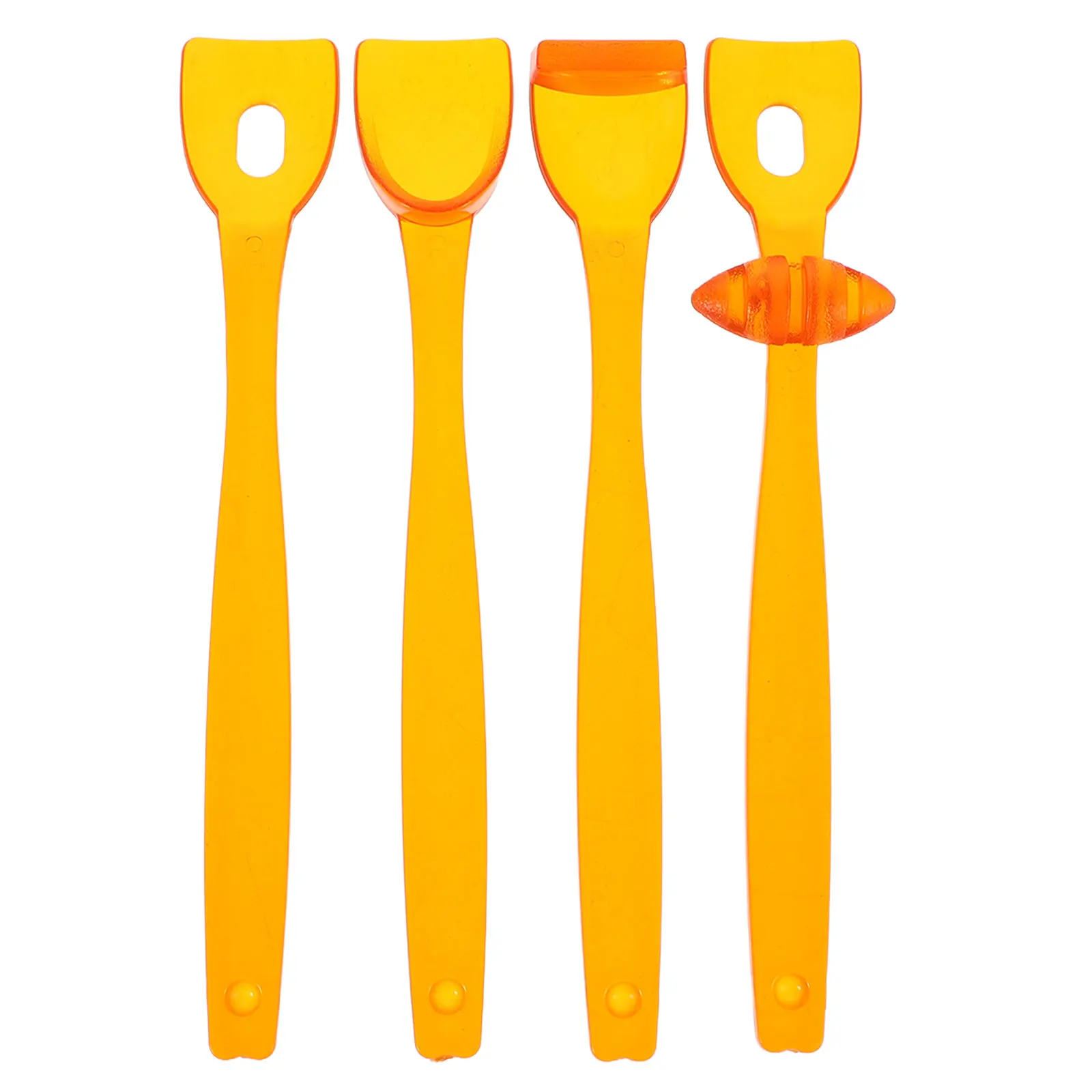 4Pcs Oral Motor Training Tool Tongue Trainer for Speech Therapy Tongue Flexibility Jaw Strengthener Lip Control Tactile Feedback
