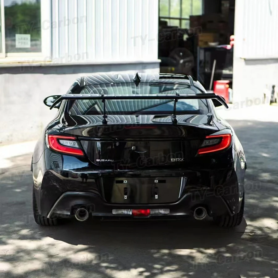 For Toyota GT86 GR86 Subaru BRZ Rear Spoiler Wing Real Carbon Fiber Car Trunk Lid Splitter Lip Decklid Flap Trim STI Style