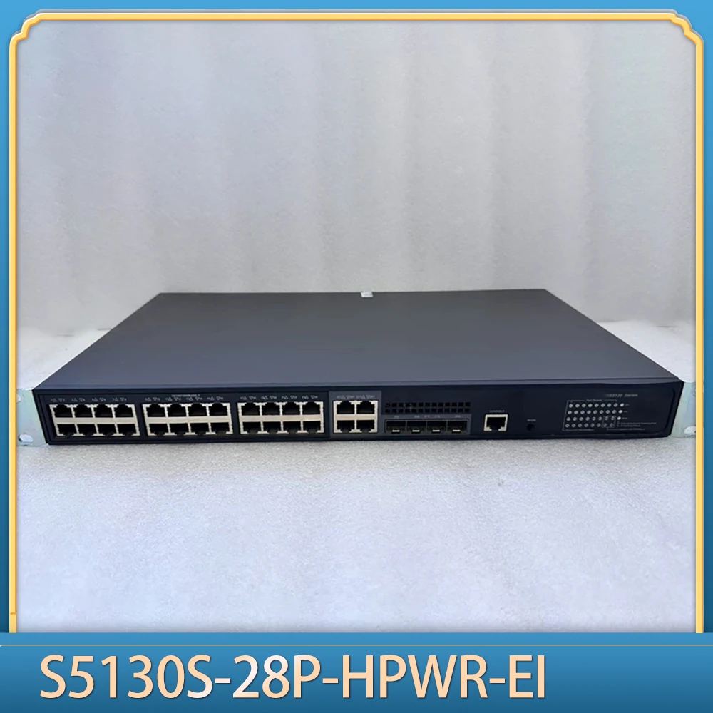 24-Port Full Gigabit Switch S5130S-28P-HPWR-EI