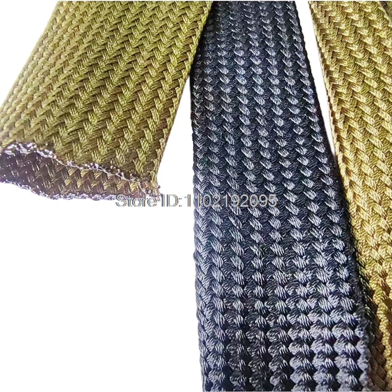 5M soft cotton nylon cable sleeve 4/6/8/10/12 Tight Nylon Braided Insulated Protection Expandable Wire Wrap Wire protection Loom