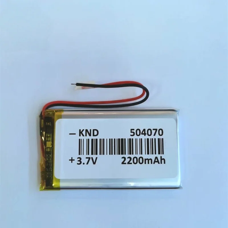 504070 Polymer Lithium Battery 2000mAh 3.7V for Walkie-talkie GPS Tracker  Lighter