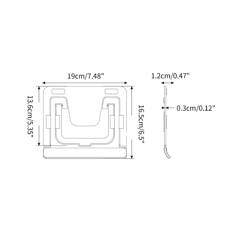 Adjustable Stand Laptop Cooling Holder Bracket 8-Gears Foldable Notebook Stands