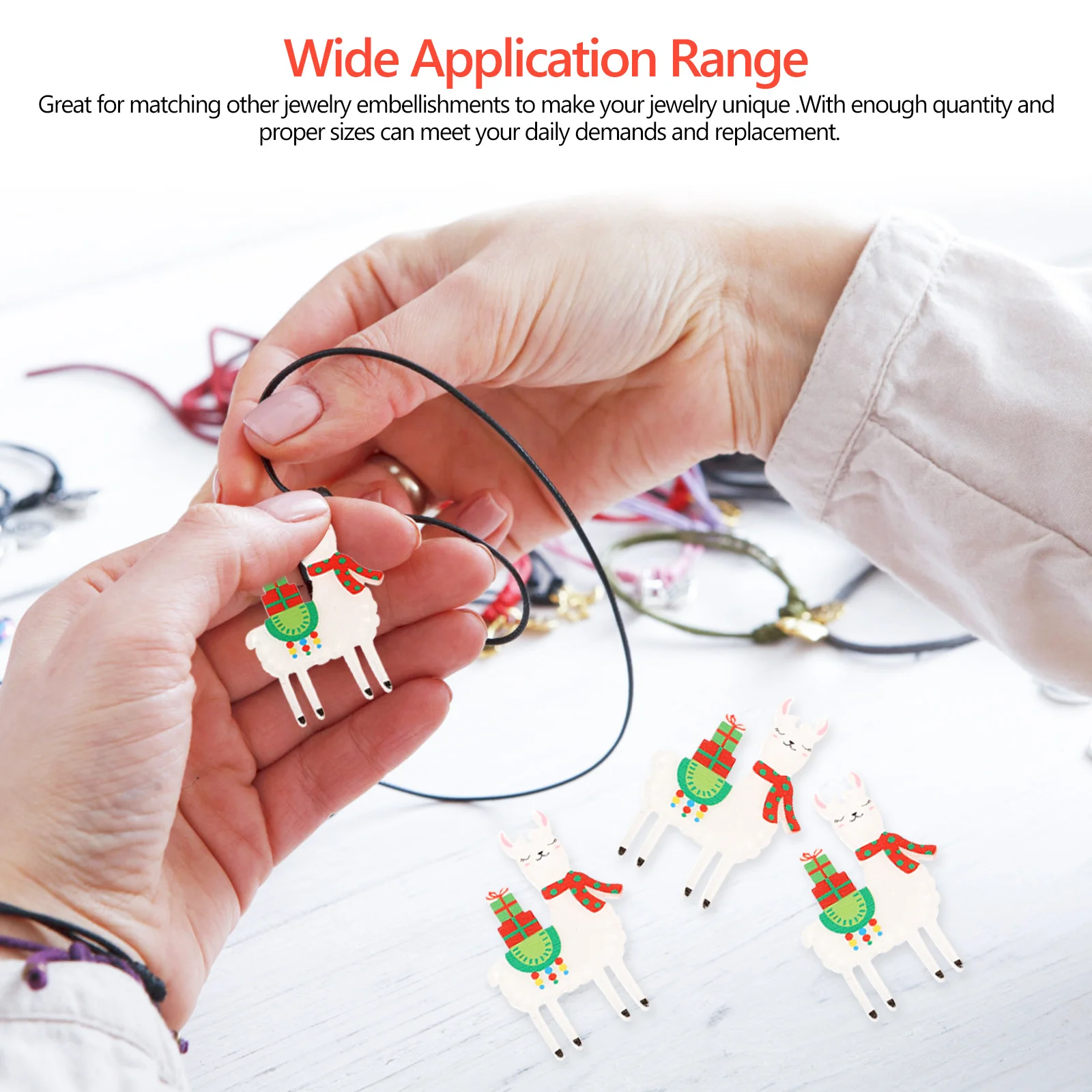 

10Pcs Acrylic Alpaca Charms DIY Jewelry Pendants Earring Necklace Bracelet Ornaments Christmas Alpaca Decorations