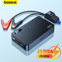 Baseus 1600A Car Jump Starter Power Bank 16000mAh 12V Starting Device Powerful Portable Charger PD 65W Car Battery Booster Start