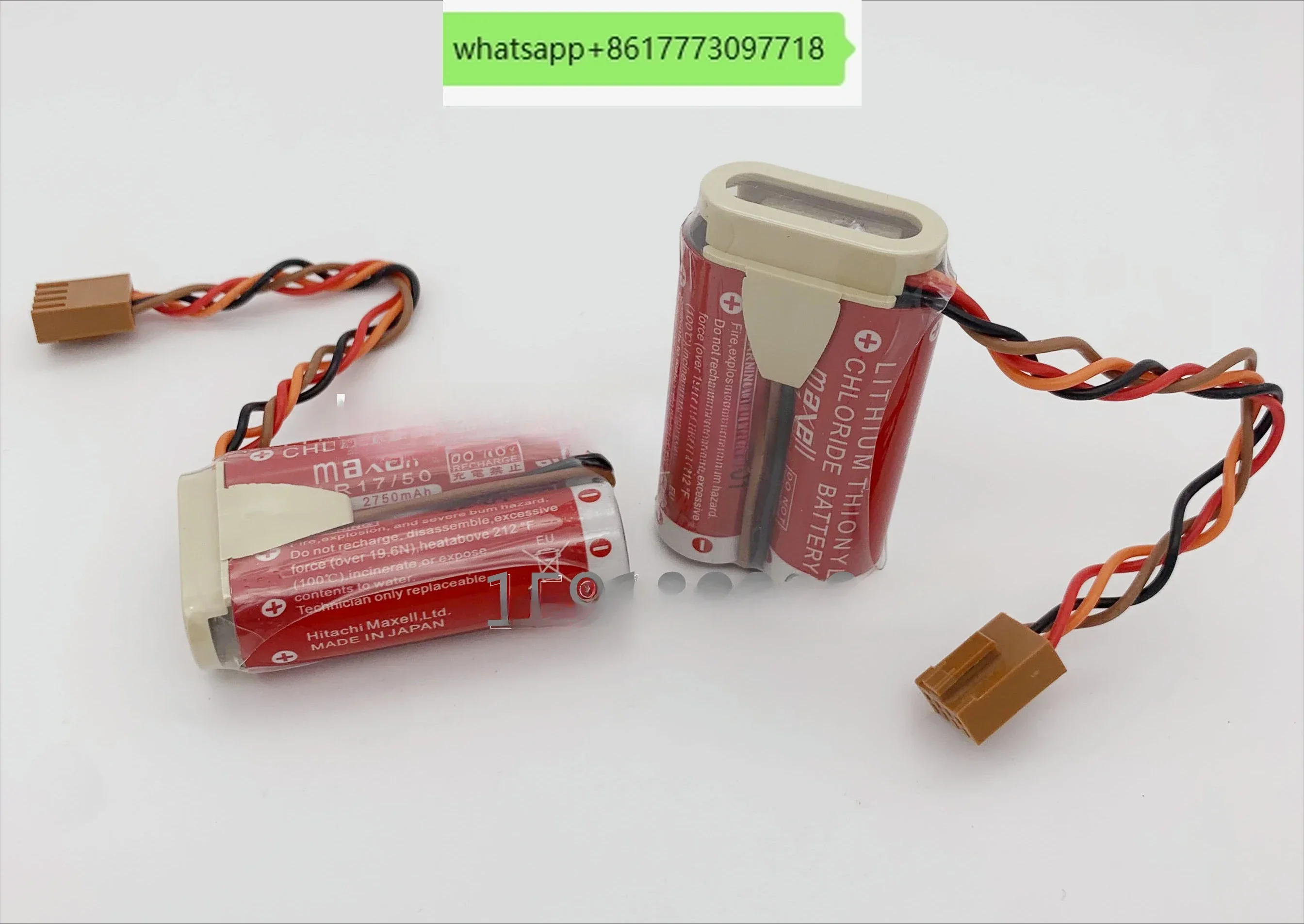 

Japanese original Kawasaki MD500N 50750-1018 3.6V robot battery, Wansheng ER17/50 battery