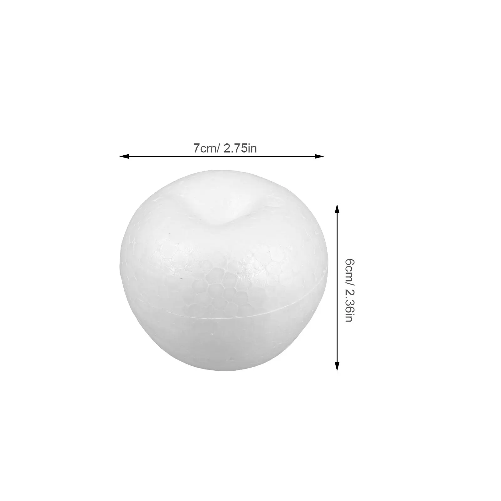 20pcs Foam Craft Balls for Kids DIY Painting, Art & Holiday Decor, Polystyrene Blank Models, Creative Family Activity