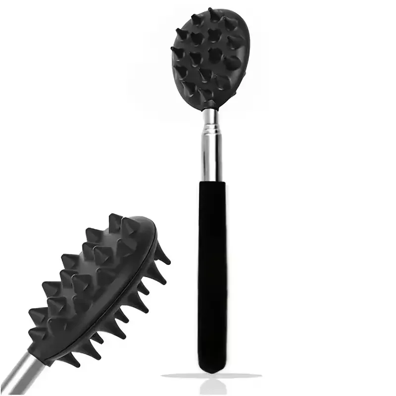 Back Scratcher Detachable Scratching Heads Silicone Massager Extendable Telescoping for Itches Lotion Application Spa Whole Body Seniors the Disabled Baby Men Women Kids Adults view 2