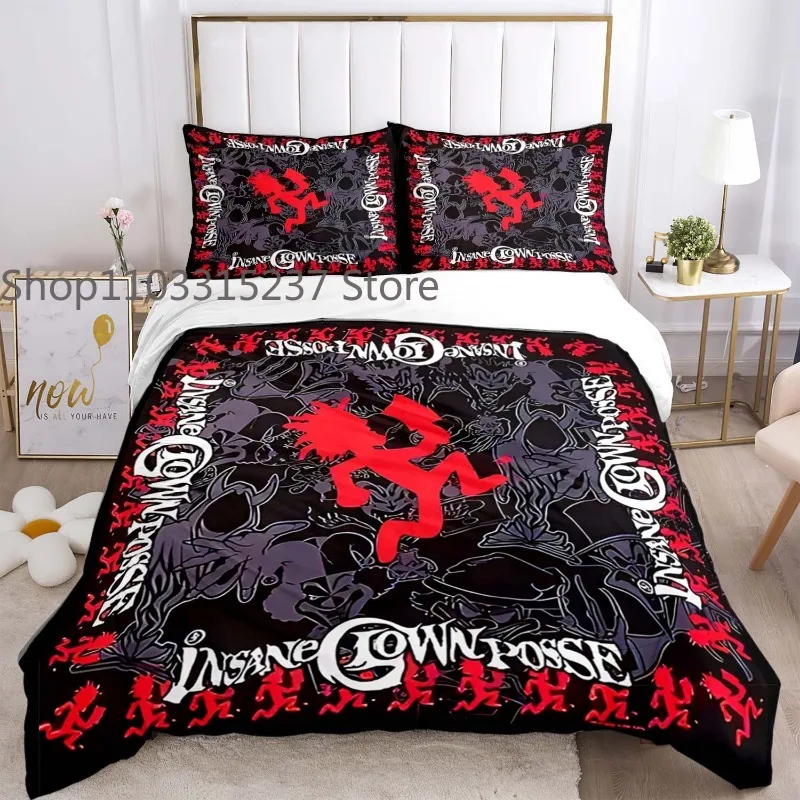 Juggalo Insane Clown Posse Band ICP Faygo Duvet Cover Sets Printed Bedding Set Double Queen King Size 2/3pcs