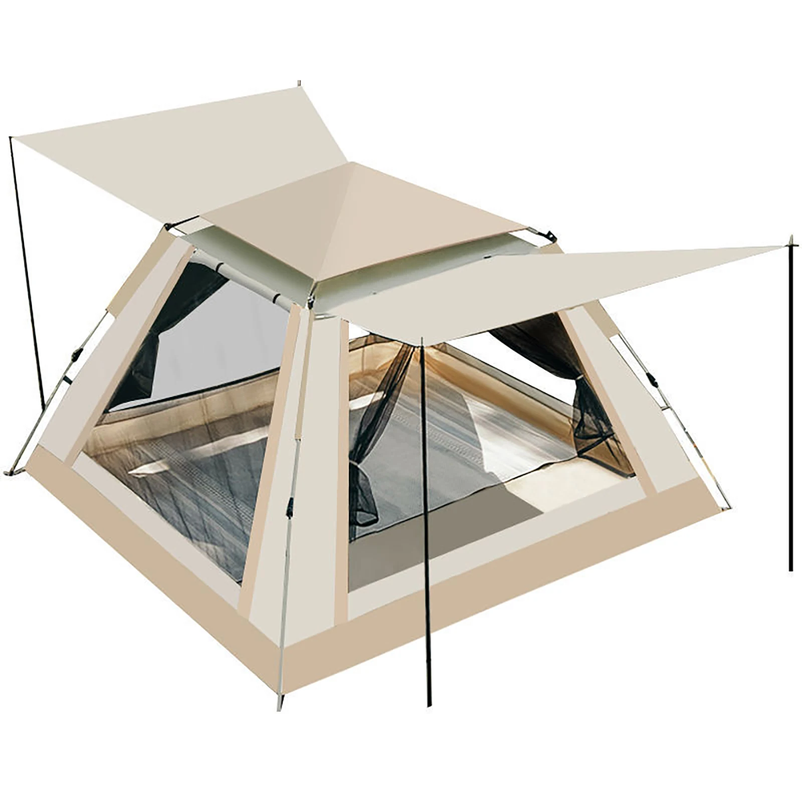 

Large Camping Tents5-8 People Outdoor Tents Waterproof Cabins Instant Camping Tents Outdoor Picnic