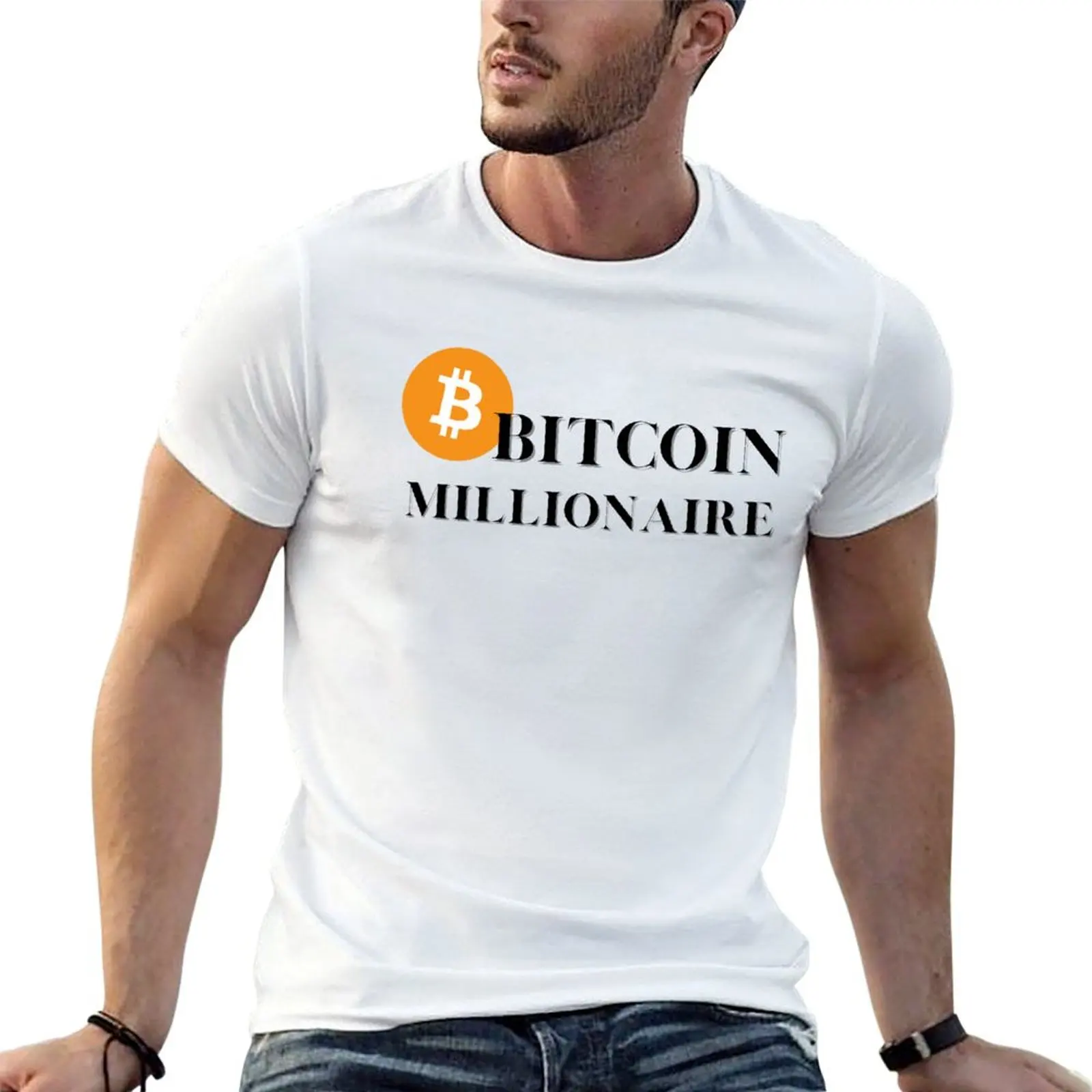 Bitcoin Millionaire T-Shirt Dry Fit Athletic Short Sleeve Shirt