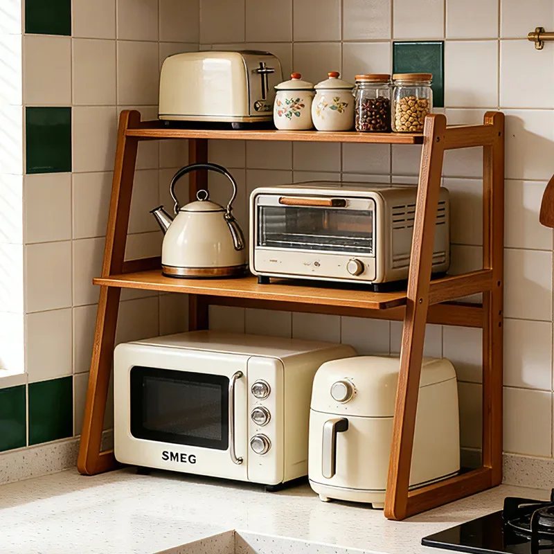 

Kitchen Microwave Oven Shelf Household Multi-layer Oven Stand Desktop Countertop Rice Cooker Storage Shelf premium
