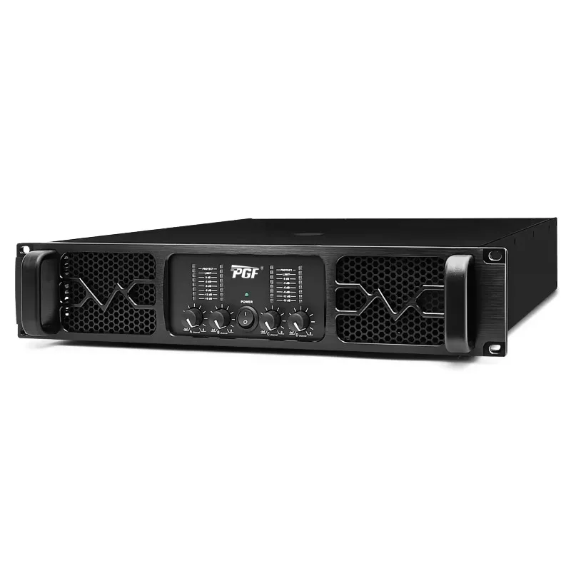 New Hot Sells 2U 4*1200W Professional Power Amplifier Class H Stereo High Power 4 Channel Pro Audio System Sound Amplifier