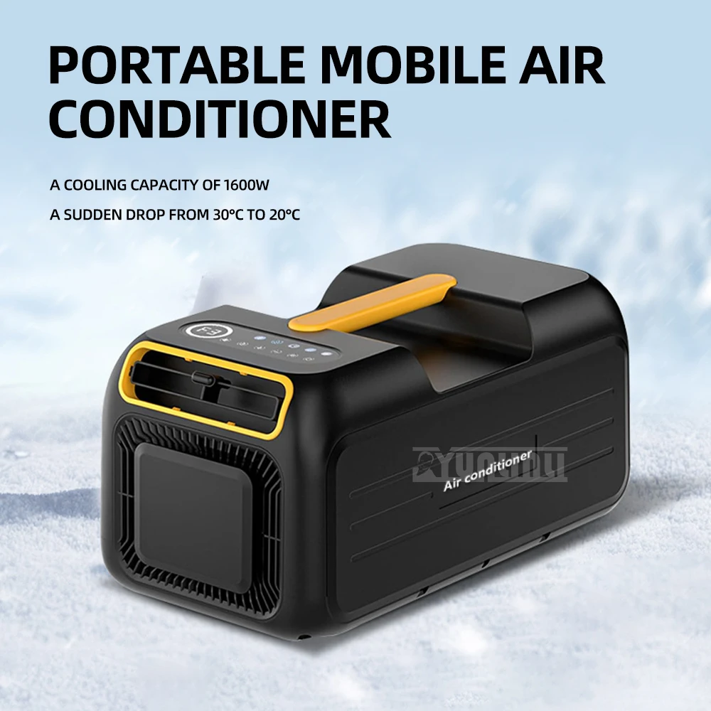 مروحة تبريد منزلية واحدة مكيف هواء محمول صغير في الهواء الطلق Campin Condizionatore Portatile Aria Freddag