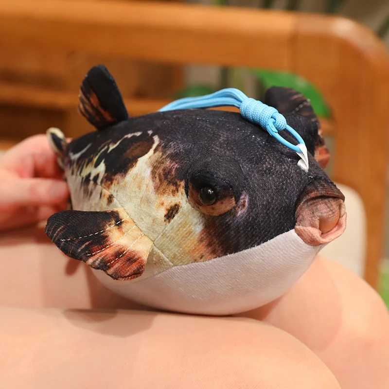 Pufferfish plush product photo