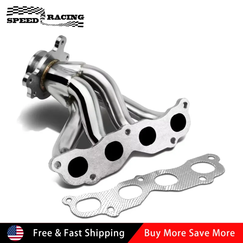 Collettore di scarico in acciaio inossidabile per Acura RSX Honda Civic Si SiR 2.0L DOHC DC5 Base Sliver 2002-2006