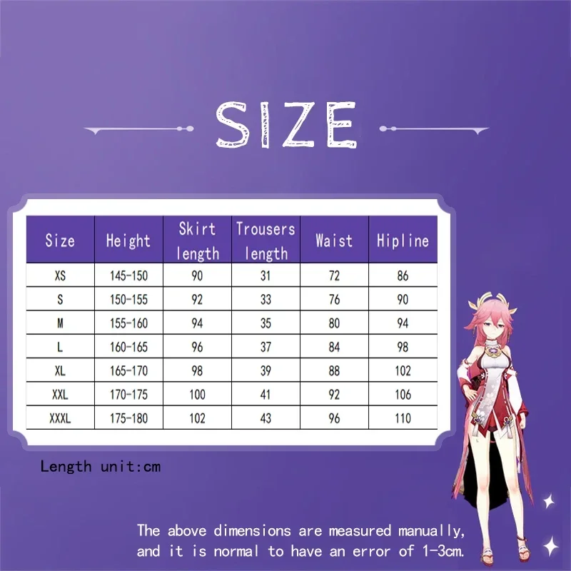 Genshin Impact Yae Miko Cosplay Kostuum Uniform Pruik Cosplay Anime Chinese Stijl Halloween Kostuums Voor Vrouwen Spel