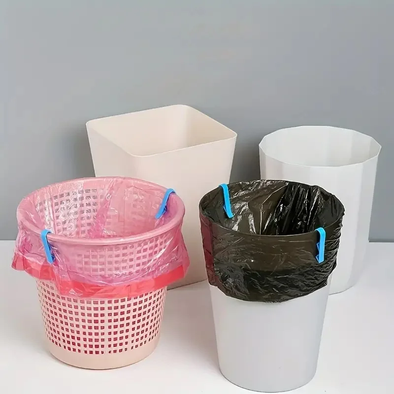 5/10/20Pcs Waste Basket Can Fixation Clip Kitchen Bathroom Organizer Household Storage Clamp Clip Garbage Bin Clip Sealing Tools