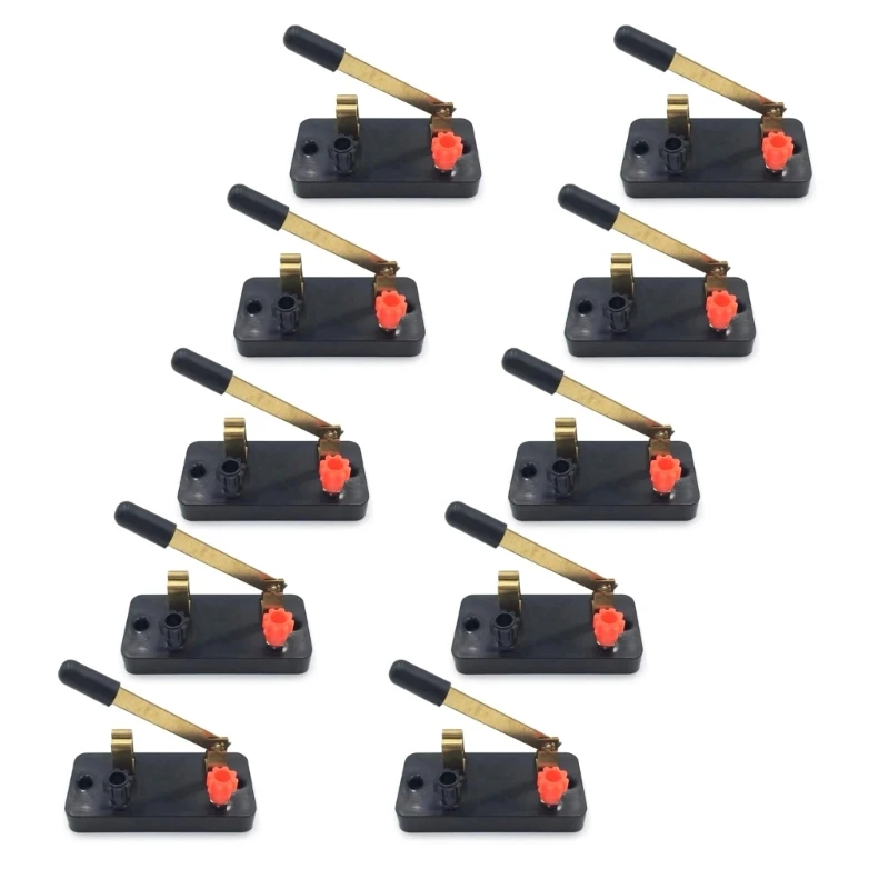 

10Pcs Electronics Tools Single Circuit Single Poles Physics Throw Dropship