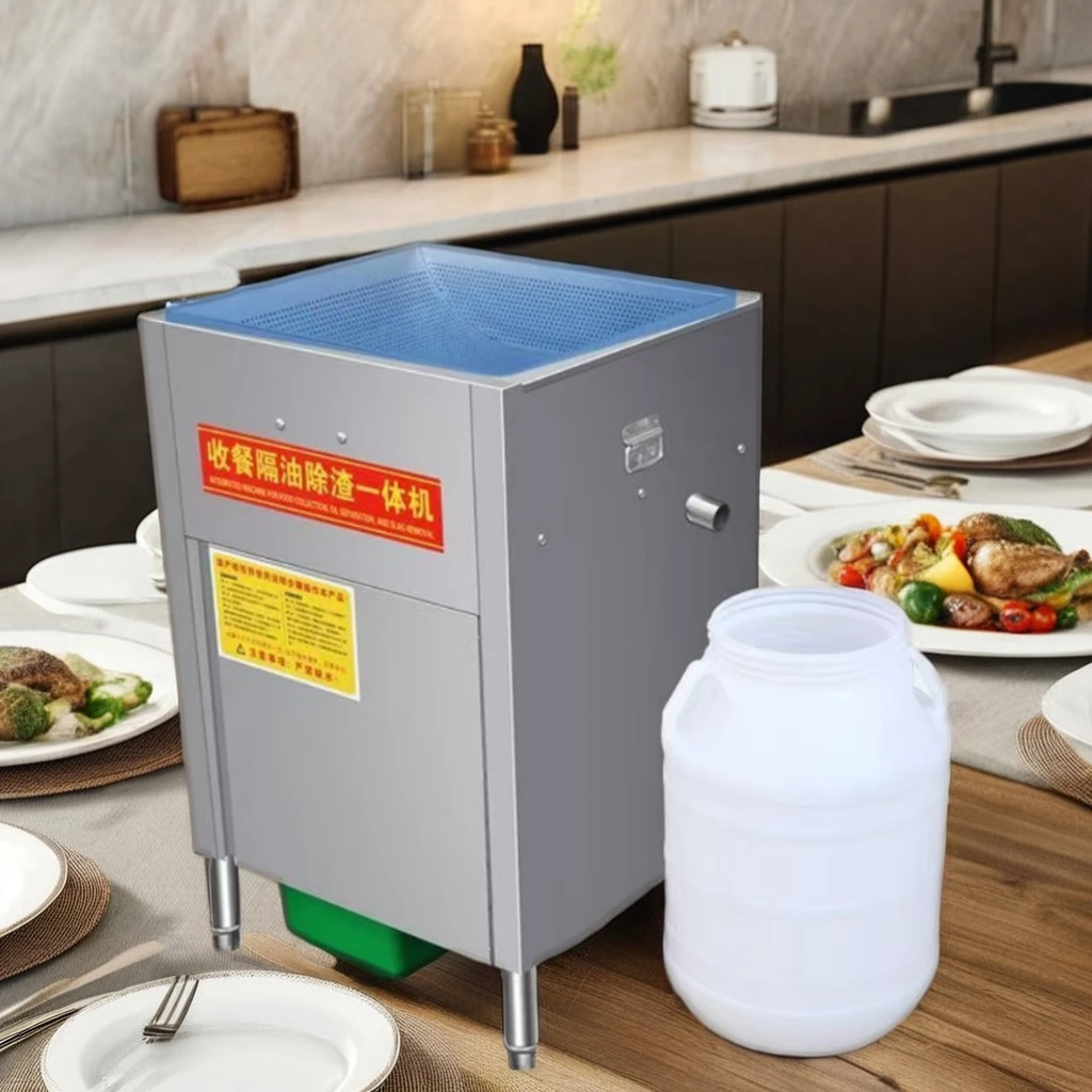 Electric Household Organic Waste Composting Machine Restaurant Kitchen Stainless Steel Grinding Food Waste Fertilizer Equipment