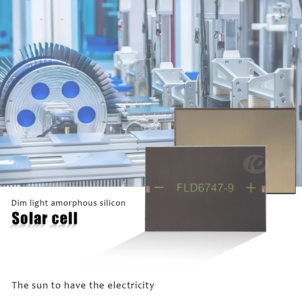 3.3V 22.7μA 9Cells 67×47mm Amorphous Solar Cells Indoor Dim Light Solar Panels Solar Cells Thin Film