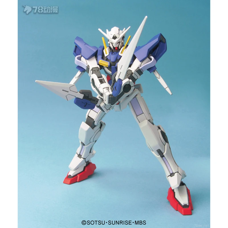BANDAI ORIGINAL FG GUNDAM OO GN-001 KÖNNEN ENGEL GUNDAM Anime Action Figure Montage Modell Spielzeug Sammeln Modell Ornamente Geschenk