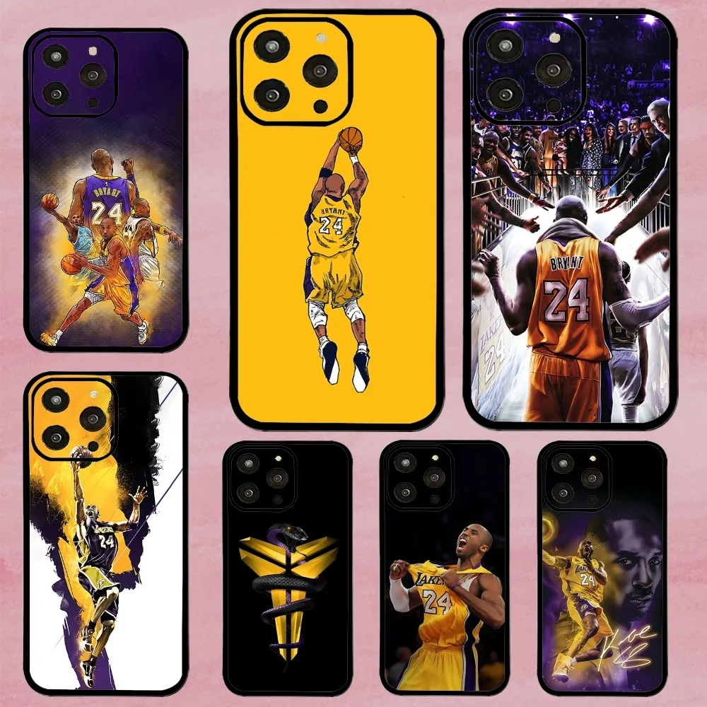 

B-Basketball Star-Kobe Phone Case For Iphone 16 15 11 13 14 Pro Max 7 8 Plus X Xr Xs Max Se2020 12mini Cover Case