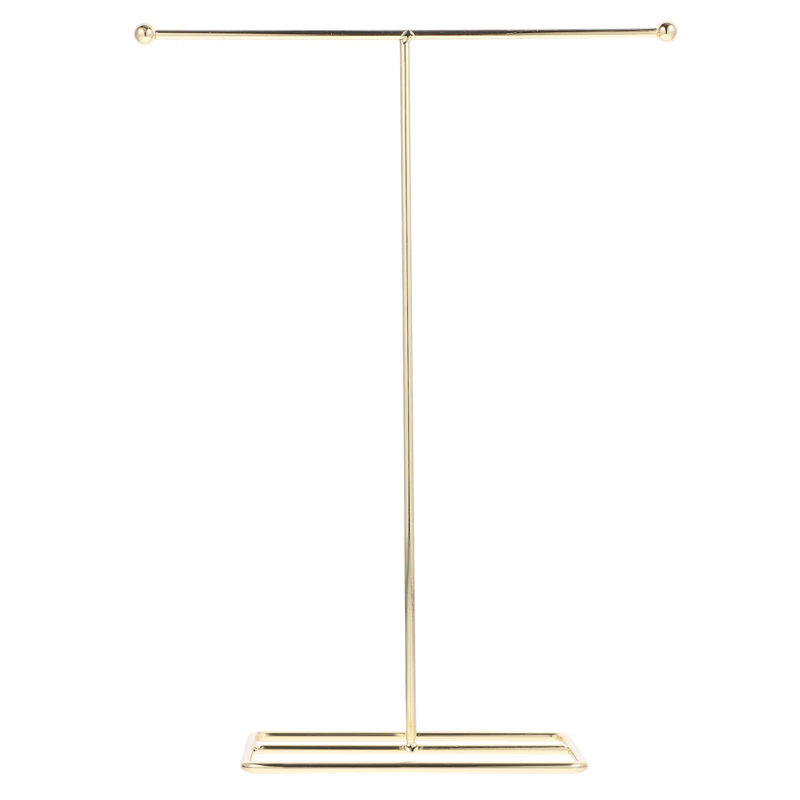 Necklace Display Stand T Bar Metal Jewelry Holder Organizer Hanging Rack Space Saving Jewelry Tower for Home Store Display