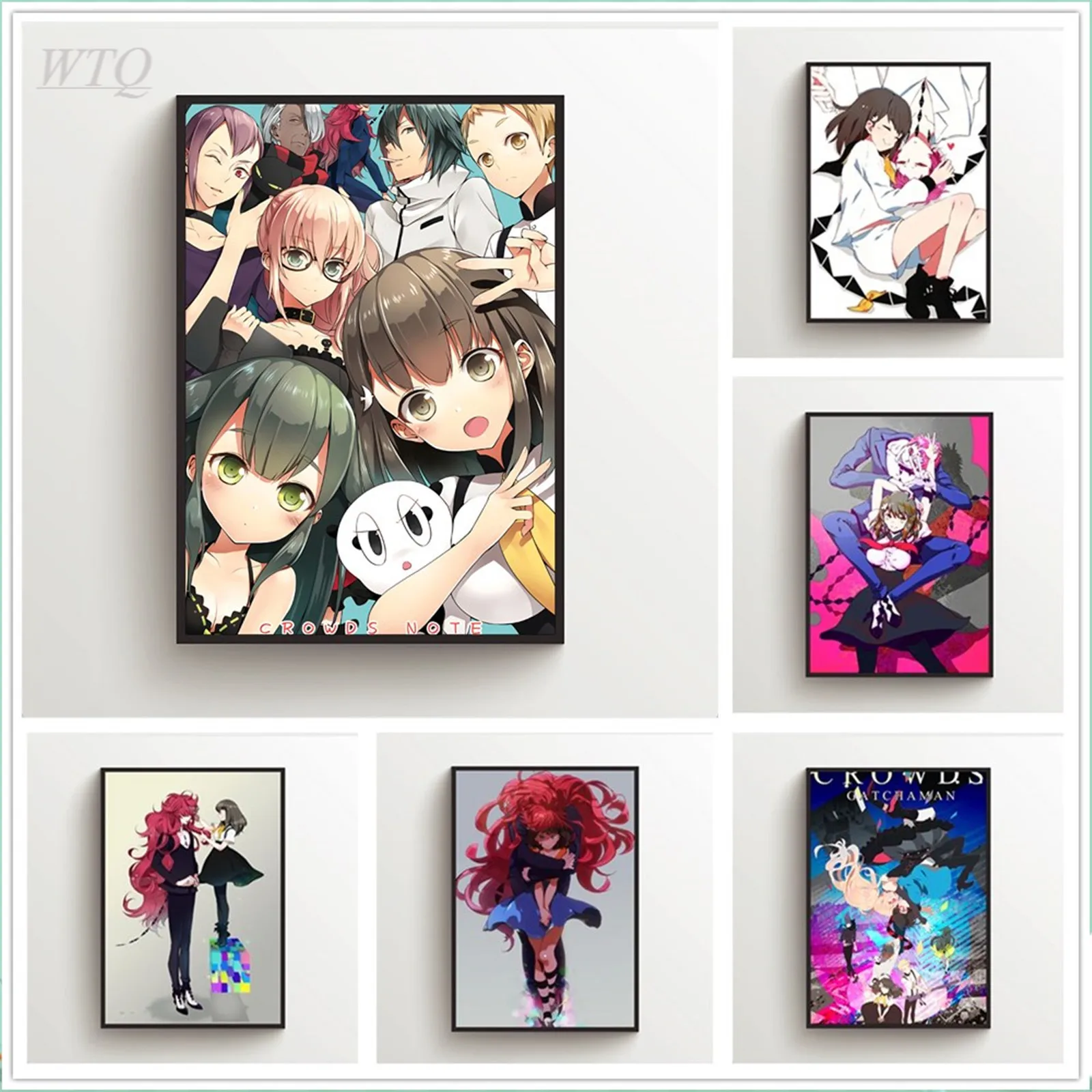 Anime Posters Gatchaman Crowds Ichinose Hajime Canvas Painting Wall Decoration Wall Art Wall Posters Photos for Children's Room