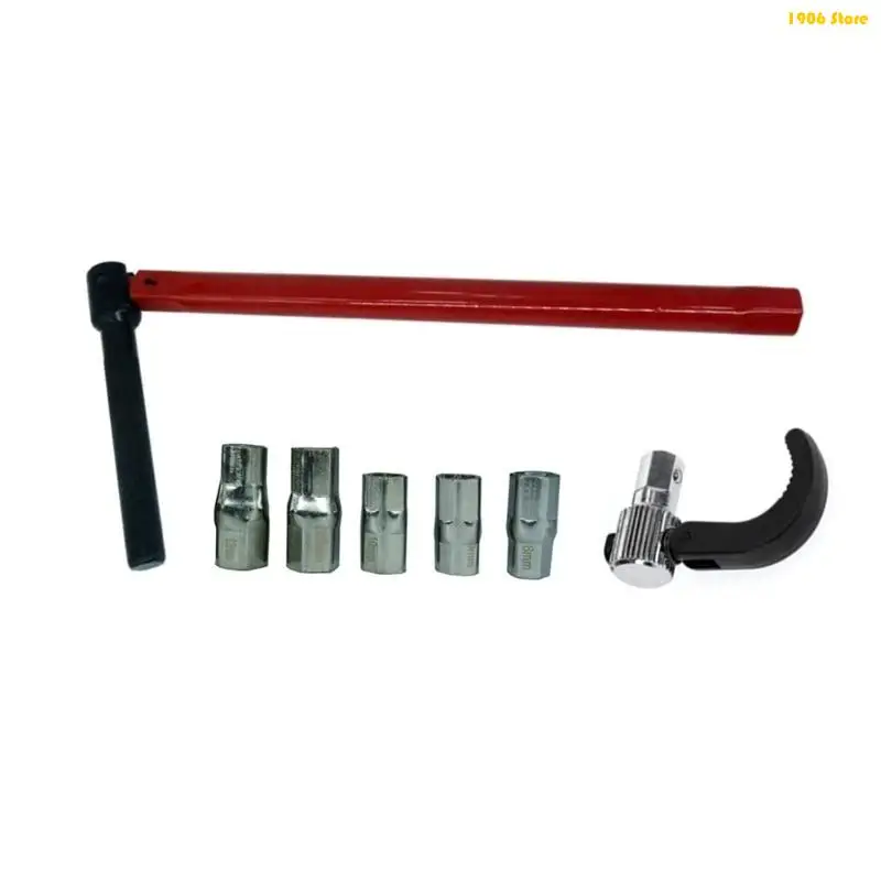 U1JB Multi Purpose 8-13mm Wrench Socket Plumber for Pipe, Faucet,Sink Repair Reliable Tool for Professionals DIY Enthusiasts
