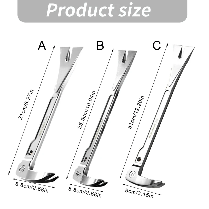Multipurpose Steel Paws Hammer And Crowbars Set Furniture Disassembly Tool Produced For Woodworkers And DIY Enthusiasts C7AC