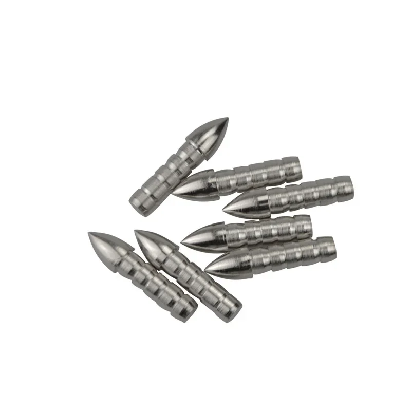 20pcs Archery Insert Points Field Tips Target 100gr Arrowheads ID6.2mm OD7.6mm Arrow Shaft for Shooting Hunting Accessories