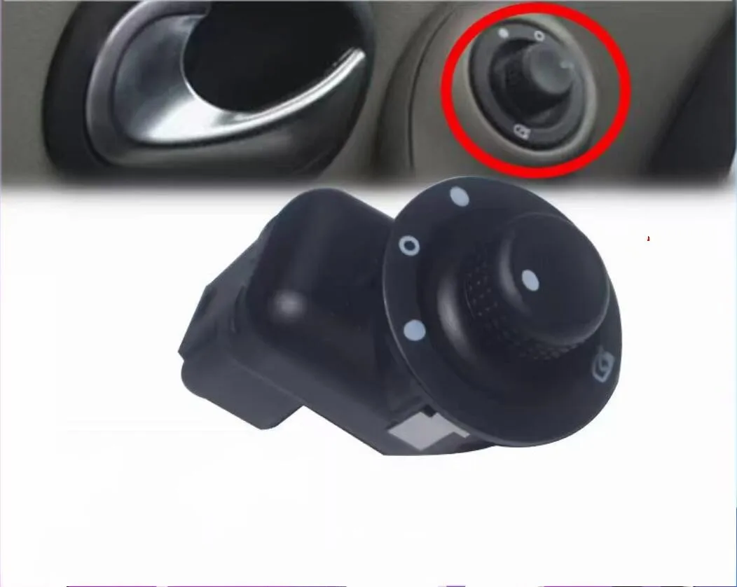 

Rearview mirror folding rearview mirror switch knob 10pins for Renault Koleos Scenic Fluence