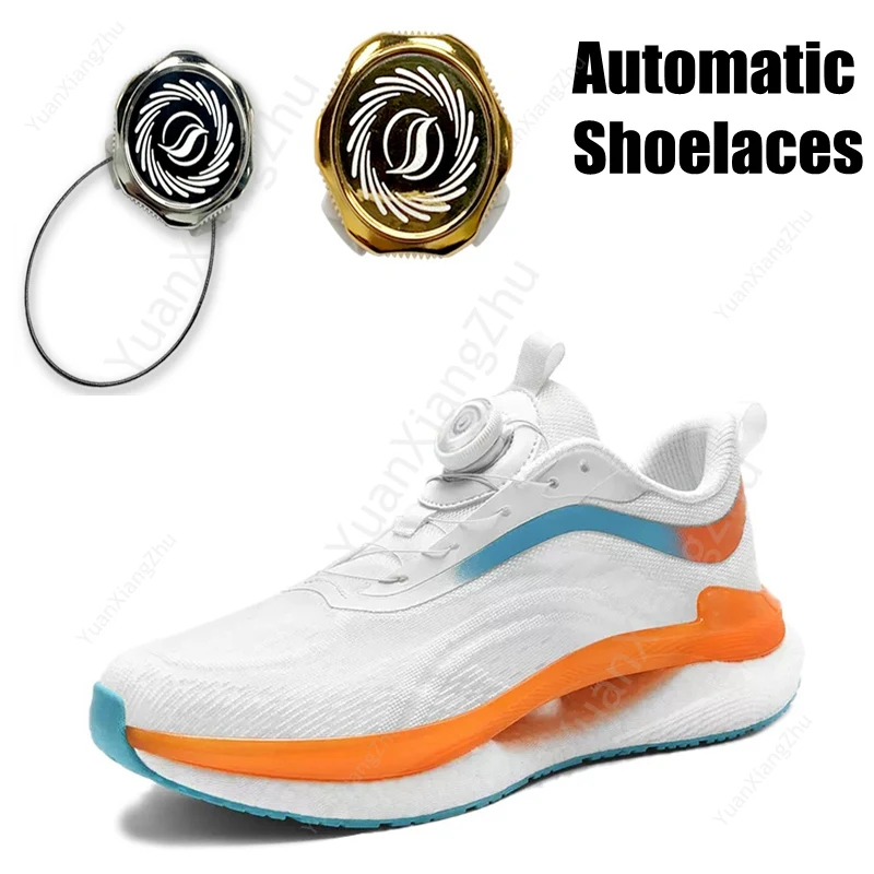 New Swivel Buckle Laces Without ties Automatic Shoelaces Sneakers Adults Kids Lazy No Tie Shoe laces Shoe Accessories 1Pair