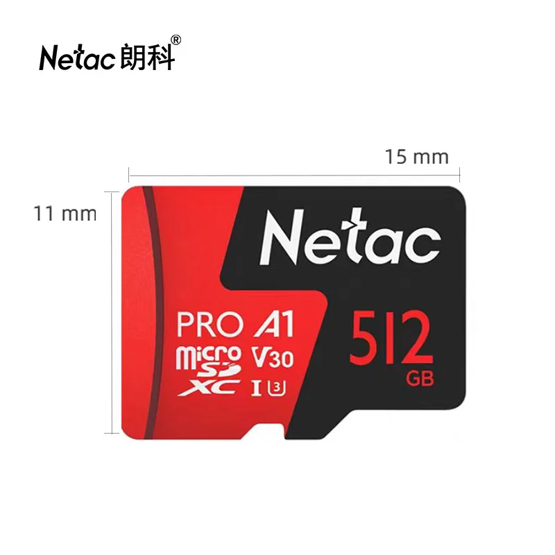 Netac Original 16 32 64 128 256 512GB SD TF Card Memory Card High Speed A1 U3 C10 Large Storage Capacity CCTV Camera Memory Card