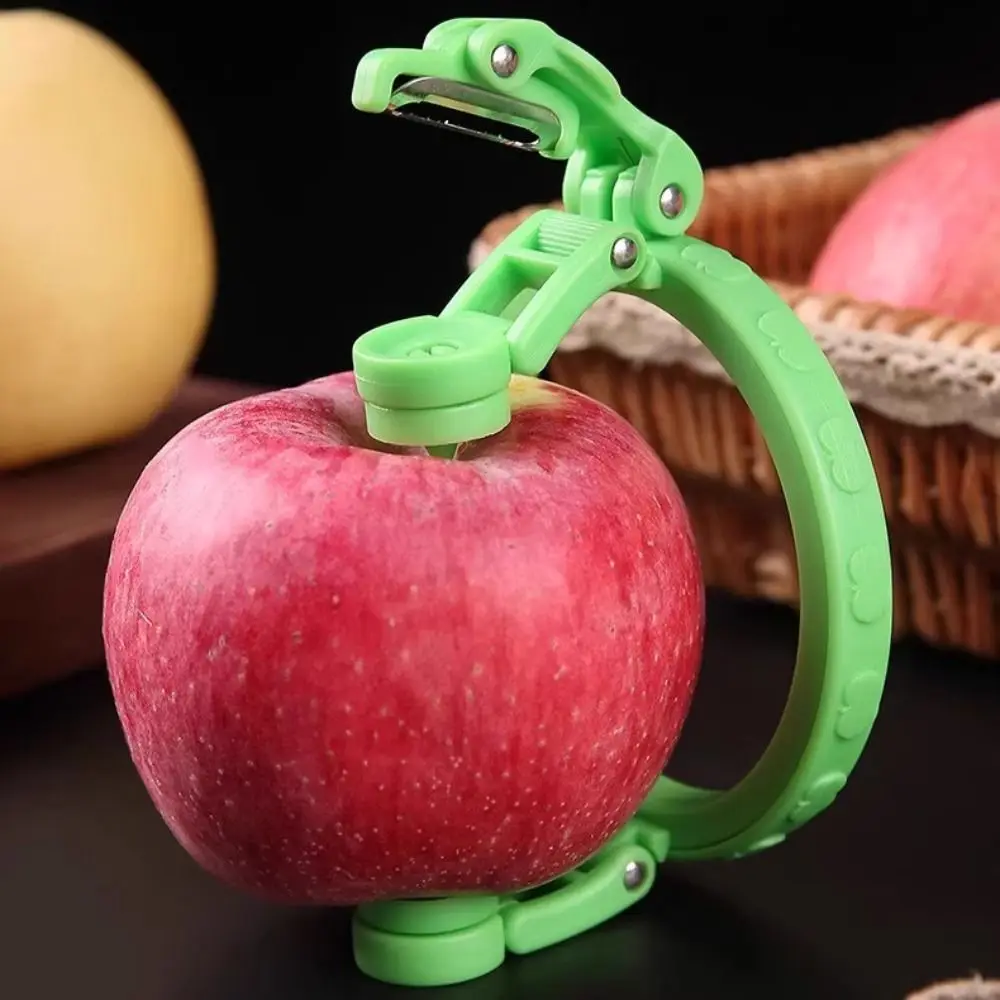 

3Pcs Multi-purpose Manual Rotating Fruit Peeler Handheld Foldable Fruit Peeling Tool Adjustable Vegetable Peeler Office