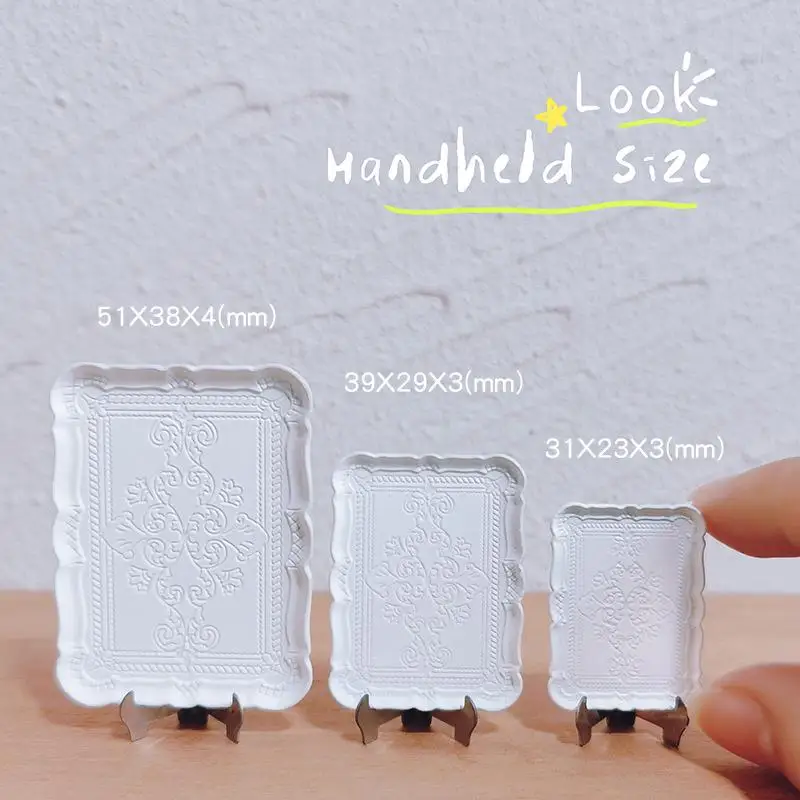 1 pz simulazione casa delle bambole mini modello in rilievo piatto piatto cibo piatti cucina stoviglie decorazione accessori casa delle bambole giocattoli