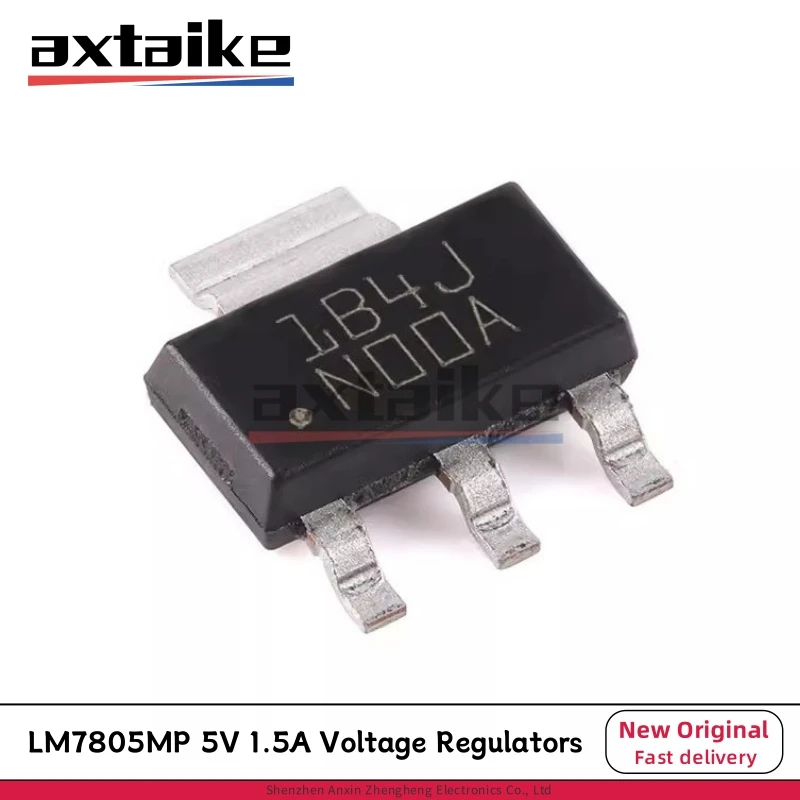 10/20/50 PIÈCES LM7805 SOT-223 LM7805MP LM7805MPX LM7805MPX/NOPB N00A NOOA 5V 1.5A SMD Puce Régulateurs De Tension Fixe IC