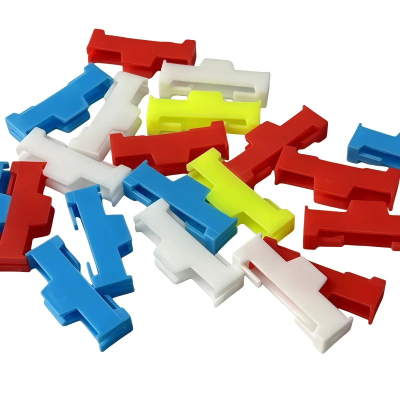 10/20/50 個ランダムカラーモデル航空機サーボジョイントプロテクター、サーボ緩み止めバックル、DIY 緩み止めバックル